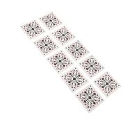 Keenso Piastrelle per Pavimenti in Scala 12 per Box/Cover delle Bambole, Piastrelle per Pavimenti in Legno in Miniatura in Tiglio per la Ricreazione dei Bambini e Decorazioni per la Casa (60 pezzi)