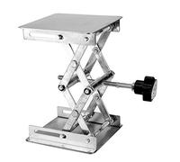 Keenso Piattaforma di Sollevamento di Laboratorio Tappi per la Fisica Ed Esperimenti, Acciaio Inossidabile Basato, Altezza Regolabile, 100 * 100 * 160 Mm (#2)