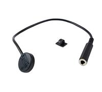 Keenso Pickup per Chitarra Acustica, Microfono Nero in Gomma ABS per Strumenti a Corda, Design Plug and Play a Bassa Interferenza per Musicisti