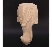 Keenso Piedini per Divano in Legno Intagliato da 4 Pezzi, Gambe per Tavoli in Stile Europeo per Armadi, Set di Gambe per Mobili Distintivo Ed Elegante (15 * 6 cm)