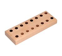Keenso Pine Wood -Porta di Roccia 16 Buche Sullo Scaffale Campo per Banco di Lavoro Organizzazione Ordinaria Organizzazione in Legno di Pino 1 Rack per Contatori di Carpentieri