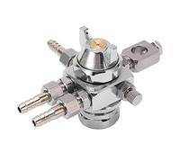 Keenso Pistola a Spruzzo Automatica, Ugello Compatto in Acciaio Inossidabile Argento per la Spruzzatura di Pittura Ad Olio in Applicazioni Industriali (1,3 mm/0,05 pollici)