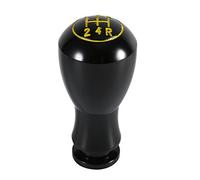 Keenso Pomello del cambio manuale a 5 marce automatico universale Pomello a leva del cambio con pomello del cambio in alluminio per auto(Black)