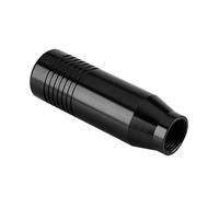 Keenso Pomello del cambio per auto in lega di alluminio di alta qualità, pomello del cambio manuale universale Leva del cambio (nero)