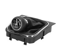 Keenso Pomello del del Manuale a 6 marce Pomello del del Ghetta Kit di copertura del bagagliaio Accessori auto di ricambio per 2005-2010 Berretto nero