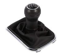 Keenso Pomello di leva del cambio, soffietto di avviamento manuale a 5 velocità Coperchio di pulsante di cambio di velocità con copertina di antipoussière couvre-bottes