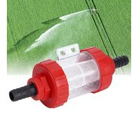 Keenso Pompa dell'Acqua Ad Alto Flusso Filtro Trasparente Filtro per Pompa a Rete per Irrigazione da Giardino per Tubo di Interfaccia per Irrigazione da Giardino (Circonferenza della Testa 1/6