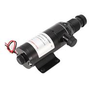 Keenso Pompa per Acque Reflue 12V Pompa per Fognatura Autoadescante 12 GPM con Girante in Gomma e Rame Protezione Termica a Basso Rumore per WC per Barche Marine per Uso Agricolo