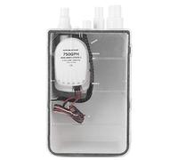 Keenso Pompa per Pozzetto Doccia da 750 GPH, Interruttore a Galleggiante Automatico Integrato Porte di Ingresso Multiple Elettropompa Completamente Sommergibile Trasparente Sul (12V)