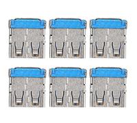 Keenso Porta di ricarica USB - Metal Material Game Handle presa di ricarica per 5 pezzi per accessori