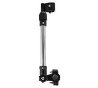 Keenso Portaombrelli in Acciaio Inossidabile, Portabiciclette e Passeggino Regolabile con Girevole a 360°, Clip Universale per Carrozzina MBC, Soluzione Ombreggiante Resistente Agli Agenti