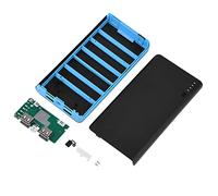 Keenso Portatile 2000 MAh 4 Uscita USB Uscita di Caricamento Rapido Shells di Plastica -Kit DIY per Telecamere per Telefoni Cellulari (BLUE)