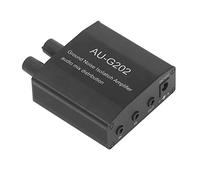Keenso Preamplificatore Audio Stereo Compatto per Bassi per Computer Cellulare - Funzionamento Semplice 2 in 2 Schegge di Distribuzione di Miscele Audio con Cavi DC 12V
