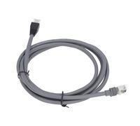 Keenso Prolunga Cavo Ethernet Portatile, Cavo Satellitare Mini Rettangolo Anti-interferenza Ad Alta velocità, Internet Resistente Alle Intemperie Facile da Installare per Uso in Ufficio Domestico (2m)