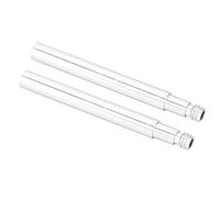 Keenso Prolunga per valvola Bici da 2 Pezzi Extension Prolunga Interna per valvole Pneumatici Presta Valve per Bicicletta da 60 mm(Argento)