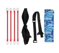 Keenso Pull Up Band, Pull Up Assist Band 120lbs Ad Alta elasticità in Lattice Anti -rottura con Manica Protettiva per L'allenamento della Forza Fitness (BLACK)