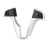 Keenso Pulsanti Multifunzione per il Controllo Al Volante, Risposta/fine Chiamata Bluetooth, Controllo del Volume e modalità, con Retroilluminazione Blu, per Accent (Senza Bluetooth,