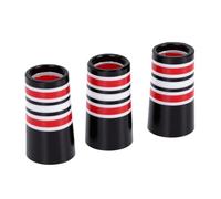 Keenso Puntali da Confezione da 3 CAP Puntali in Plastica per Mazze Anelli con Punta Conica 15x25x15mm per Riparazione Aste in Ferro e Protezione della Testa della Mazza per Pratica e Manutenzione dei