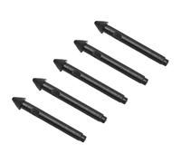 Keenso Punte per Stilo per Tablet Pro, Punte di Ricambio Nere Lucide | 5 pezzi, compatibile con Pro 6, tocco sensibile, facile installazione