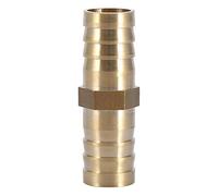 Keenso Raccordo Diritto a Barba in Ottone, Misura 8mm (14mm(2pcs)) | Resistente alla ruggine, utilizzato per tubazioni del gas domestico, montaggio sicuro