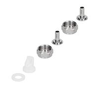 Keenso Raccordo Resistente per Fusti di Birra in Acciaio Inossidabile per Accoppiatori per Fusti Americani, Forniture per Birra Fatta in Casa