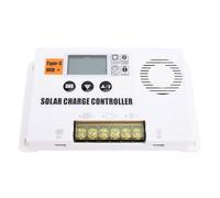 Keenso Regolatore del Pannello Solare a Doppio 12V 24V con Uscita USB per Carico Efficace, Controller di Ricarica di Energia Solare per Sistemi di Ventilazione (50A)