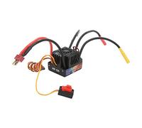 Keenso Regolatore di velocità Elettrico ESC Senza Spazzole Impermeabile 80A con Prestazioni Stabili per Auto RC 1/8 1/10, Plastica Nera,73 X,5 X,3 Pollici per Principianti