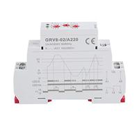 Keenso Relè per Monitor monofase GRV8-02, Relè di Controllo Tensione di Tensione Regolabile Relè di Protezione Tensione CA/CC A220V / D12V / AD24-48V / AD120-240V(GRV8-02/A220)