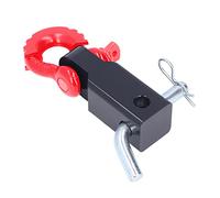 Keenso Ricevitore per Gancio di Traino Universale 2 Pollici per Auto e Camion - Parti di Verricello per Rimorchi (Rosso)