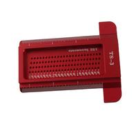 Keenso Righello per Marcatura nel Legno con Foratura Precisa | Lega di alluminio, facile da usare per progetti fai-da-te, compatto e portatile, versatile per l\'artigianato
