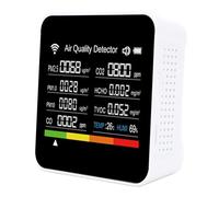 Keenso Rilevatore Versatile della qualità Dell'aria Interna Tester Portatile Intelligente 14 in 1 per Ufficio Domestico con Sensori Ad Alta Precisione