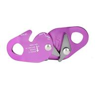 Keenso Rope Grab, Self-Braking Stop Discender per 9-13mm Rope Clamp Grab Rappel Ring Attrezzatura da Arrampicata Viola