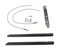 Keenso RTL8852BE M.2 Wireless Card 1800MBPS WiFi6 5.2 Comunicazione Wireless Efficiente Win10/11, (Staffa di antenne esterne)