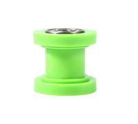 Keenso Rullo tenditore tenditore puleggia 10 mm, Guida Catena per tenditore Slider Rullo Catena Moto Pit Dirt Mini Bike ATV(Verde)
