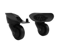 Keenso Ruote per Valigie per Bagagli, 1 Paio di Ruote per Bagagli Silenziosi Universali Sostituzione di Ricambio per 47R