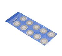 Keenso Ruote Rotonde per Macinazione Ruota di Macinazione Efficace per Pietra in Metallo in Legno 10pc per il Taglio, Salvataggio di Lotta (50MM)