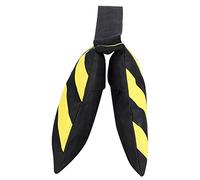 Keenso Sacco di Sabbia in Materiale Oxford Sacco per Pesi Resistente a Strisce Gialle e Nere per Supporto per Luce Video, di Sabbia Portatile per Studio di Design