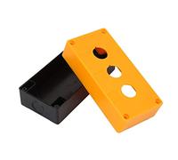 Keenso Scatola di Commutazione a Tre Fori 22 Mm Long -Track Casella di Controllo per Interruttori a Chiave, Installazione Semplice per il Controllo del Campo e la Visualizzazione del Segnale,