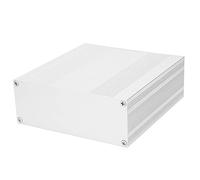 Keenso Scatola di Progetto in Alluminio Calcole Elettronica in Argento Split -tipo Matt per Scarico a Calore Coperchio di Alluminio 54x145x150mmmm