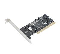 Keenso Scheda Affidabile per PCI SATA150, Controller a Doppio Canale con Interfaccia, Compatibile con 98SE / ME / NT4.0/2000 / / Vista / 7