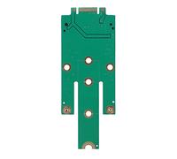 Keenso Scheda di Conversione della Scheda Adattatore da MSATA a NGFF per Laptop o Materiale ABS Verde Desktop