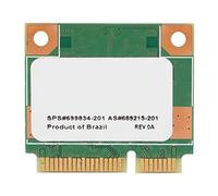 Keenso Scheda di Rete Wireless RT3290 PCI-E RT3290 Ad Alta velocità, Protocollo 802.11n, Forte Potenza del Segnale per XP/Vista, Adatto per Giochi, Rosso