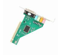 Keenso Scheda Interna Desktop CMI8738 PCI Plug-and-Play-Play-Support Stereo Registrazioni a 24 Bit e Riproduzione Ideali per L'editing Experts