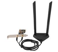 Keenso Scheda WiFi PCI Ex1 con potente antenna 8DB per adattatore di rete wireless per PC desktop, velocità veloce per una migliore efficienza lavorativa (con base antenna estesa rimovibile)