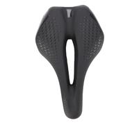 Keenso Sella per Mountain Bike, Sella per Bicicletta Ergonomica Nera con Assorbimento degli Urti per Uomo Donna, Comoda Imbottita in Pelle PU per Mountain Bike 10,24x6,10x3,15 Pollici