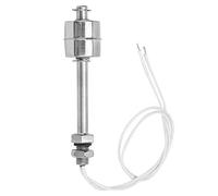 Keenso Sensore di Livello Liquido, AC/DC 0~220V Regolatore del Sensore di Livello Acqua Liquido Galleggiante Interruttore in Acciaio Inox Verticale per Piscina può 100mm