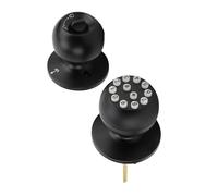 Keenso Serratura Elettronica con Pomello per Porta a Sfera Tonda con Codifica Digitale con Funzione Anti Peep per Porte in Legno Ingresso Ufficio per Porta di Spessore 35-55 Mm (BLACK)