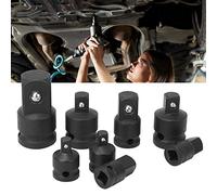 Keenso Set Convertitore Adattatore Presa Elevata Durezza Durevole Uso Multidirezionale per Avvitatore a Percussione Rotazione Universale a 360° per Meccanici Acciaio Al Cromo Vanadio 8 Pezzi