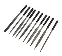 Keenso Set di Lime Ad Ago Mini Lime per Gioielli su un Lato in Acciaio Al Carbonio per Levigare Moduli Metallici, Grana Resistente per Incisione, Lavorazione Artigianale e Lavori di Dettaglio (5*180