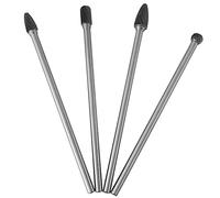 Keenso Set di Lime Rotative 4 Pezzi Gambo 6mm | Utensile versatile per la lavorazione dei metalli, in metallo duro di lunga durata, compatibile con utensili elettrici o